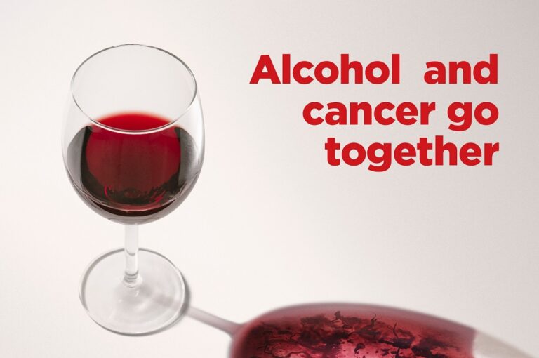 Alcohol and cancer go together